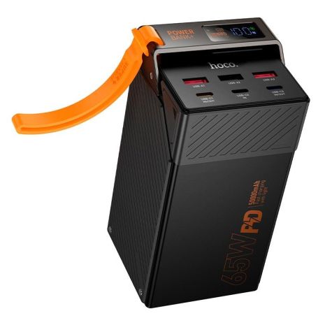 УМБ HOCO Harmony PD65W fully compatible power bank DB100A 50000mAh |3A/3C, PD/QC, 65W/4.5A| black