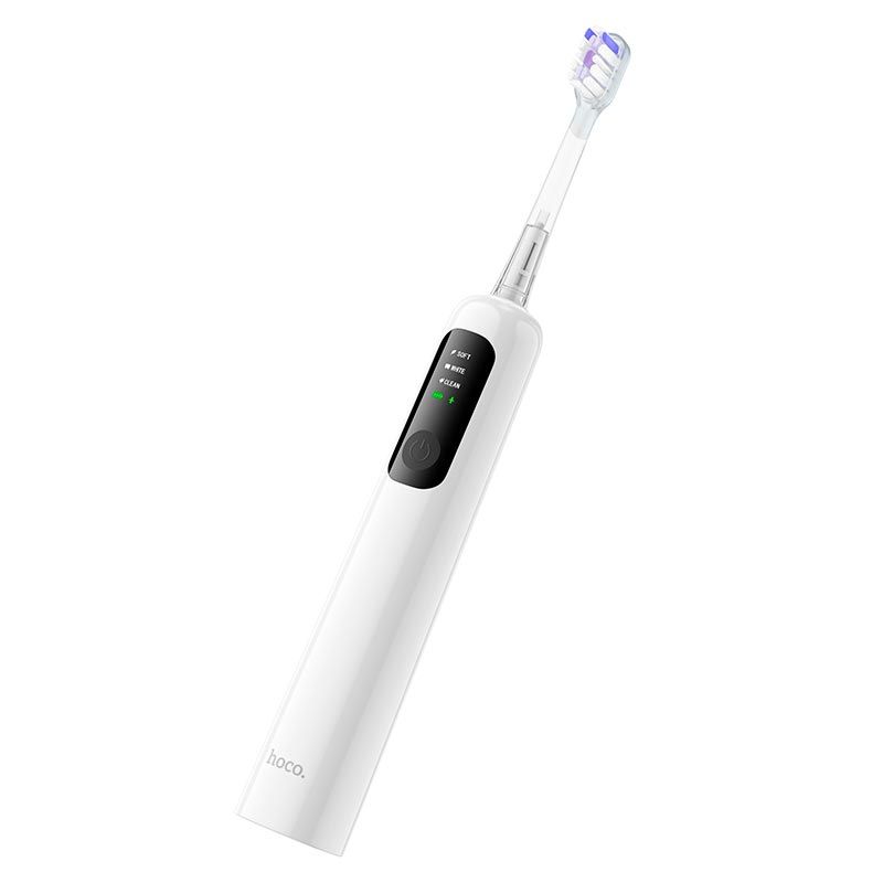Электрическая зубная щётка HOCO Acoustic wave electric toothbrush HP64 IPX7 |3 Mode| white Электрическая зубная щётка HOCO Acoustic wave electric toothbrush HP64 IPX7 |3 Mode| white