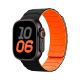 Ремешок HOCO iWatch Flexible series magnetic silicone strap WA39 (38/40/41/42mm) black-orange Ремешок HOCO iWatch Flexible series magnetic silicone strap WA39 (38/40/41/42mm) black-orange