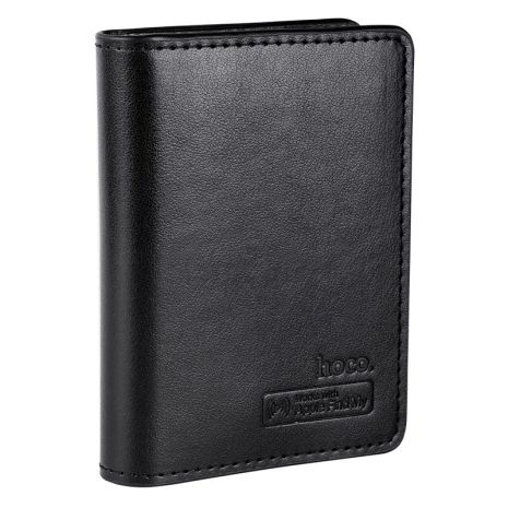 Поисковый трекер HOCO Tiger smart anti-lost card holder E91F (wireless charging model) |Apple Find My, 3 month| black Поисковый трекер HOCO Tiger smart anti-lost card holder E91F (wireless charging model) |Apple Find My, 3 month| black