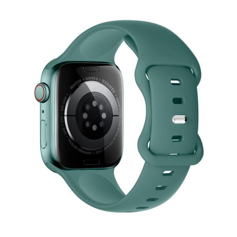 Ремешок HOCO iWatch WA15 Flexible series 8-character buckle solid color silicone strap (42/44/45/49mm) Pine Green Ремешок HOCO iWatch WA15 Flexible series 8-character buckle solid color silicone strap (42/44/45/49mm) Pine Green