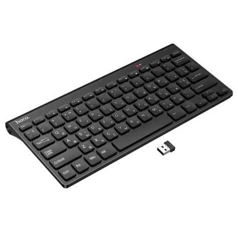 Беспроводная мини-клавиатура Hoco GM70 (ENG/ UKR) black Беспроводная мини-клавиатура Hoco GM70 (ENG/ UKR) black