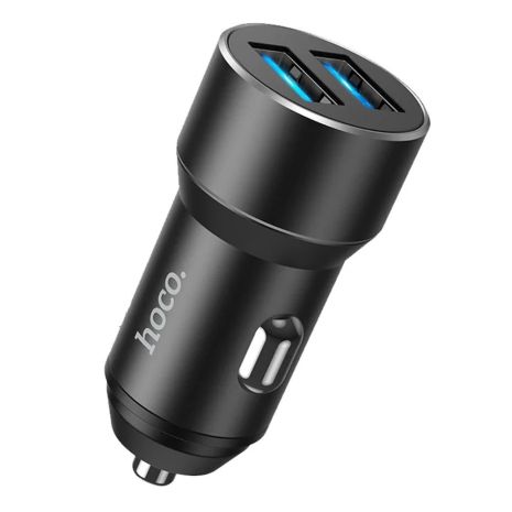 Автомобильное зарядное устройство Hoco DZ17 2 USB black Автомобильное зарядное устройство Hoco DZ17 2 USB black