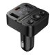 Автомобильное зарядное устройство Hoco E87 USB/ Type-C 35W c дисплеем и FM-модулятором black Автомобильное зарядное устройство Hoco E87 USB/ Type-C 35W c дисплеем и FM-модулятором black