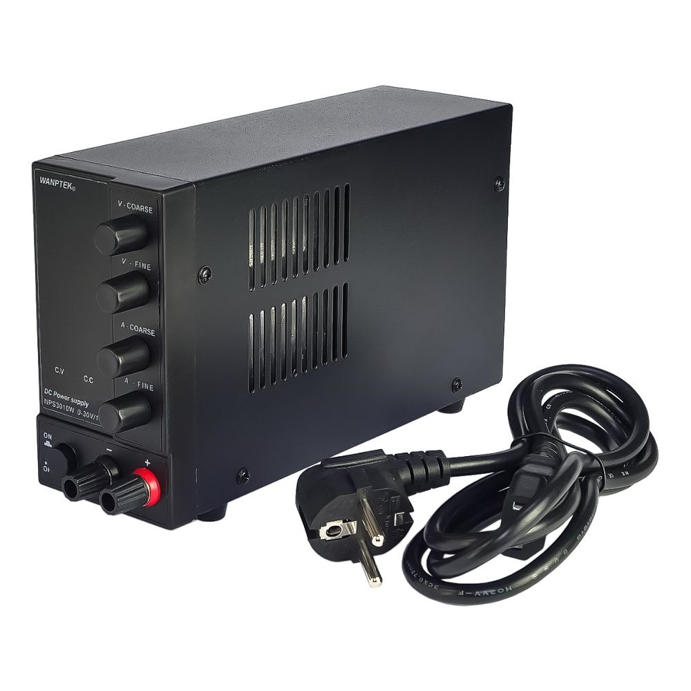 Блок питания лабораторный Wanptek NPS3010W, 30V 10A, импульсный, с цифровой индикацией (V/A/W) Блок питания лабораторный Wanptek NPS3010W, 30V 10A, импульсный, с цифровой индикацией (V/A/W)