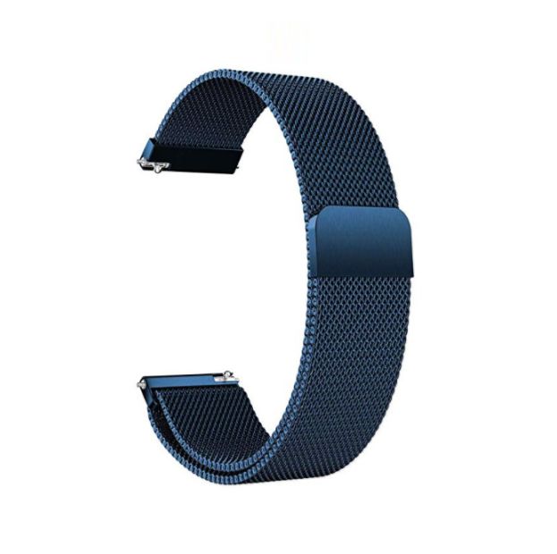 Ремінець Міланська петля для Xiaomi Amazfit 20 mm синій Ремінець Міланська петля для Xiaomi Amazfit 20 mm синій