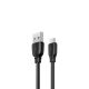 Кабель Remax RC-138m USB to MicroUSB 1m чорний Кабель Remax RC-138m USB to MicroUSB 1m чорний